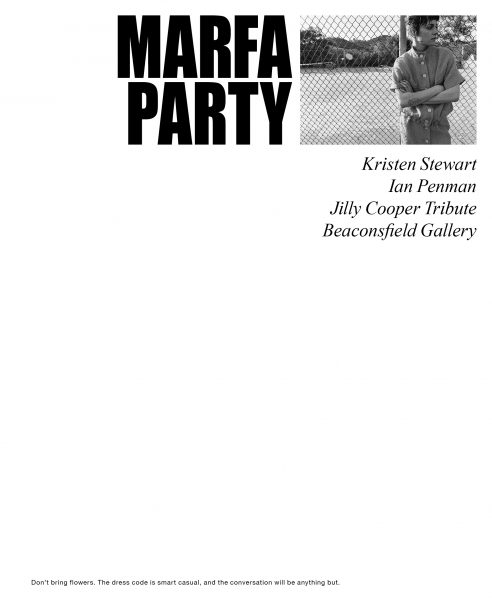 Marfa Journal #2 - MARFA JOURNAL