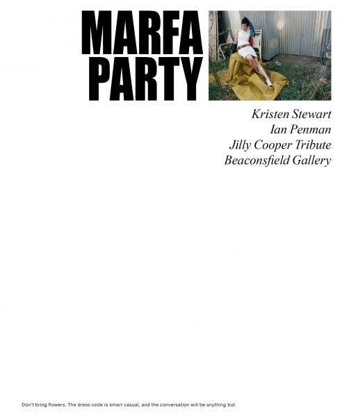 MARFA Party - MARFA JOURNAL